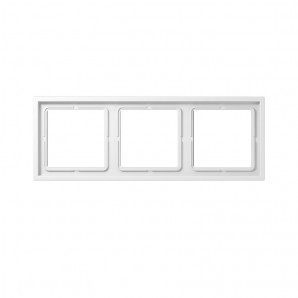 Marco de 3 elementos blanco alpino JUNG LS ZERO LSZ 983 BF WW