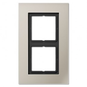 Quadro 2 elementos LS PLUS aço JUNG LSP 982 ES