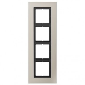 Quadro 4 elementos LS PLUS aço JUNG LSP 984 ES