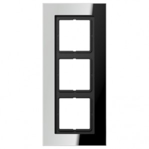 Quadro 3 elementos LS PLUS cromado JUNG LSP 983 GCR