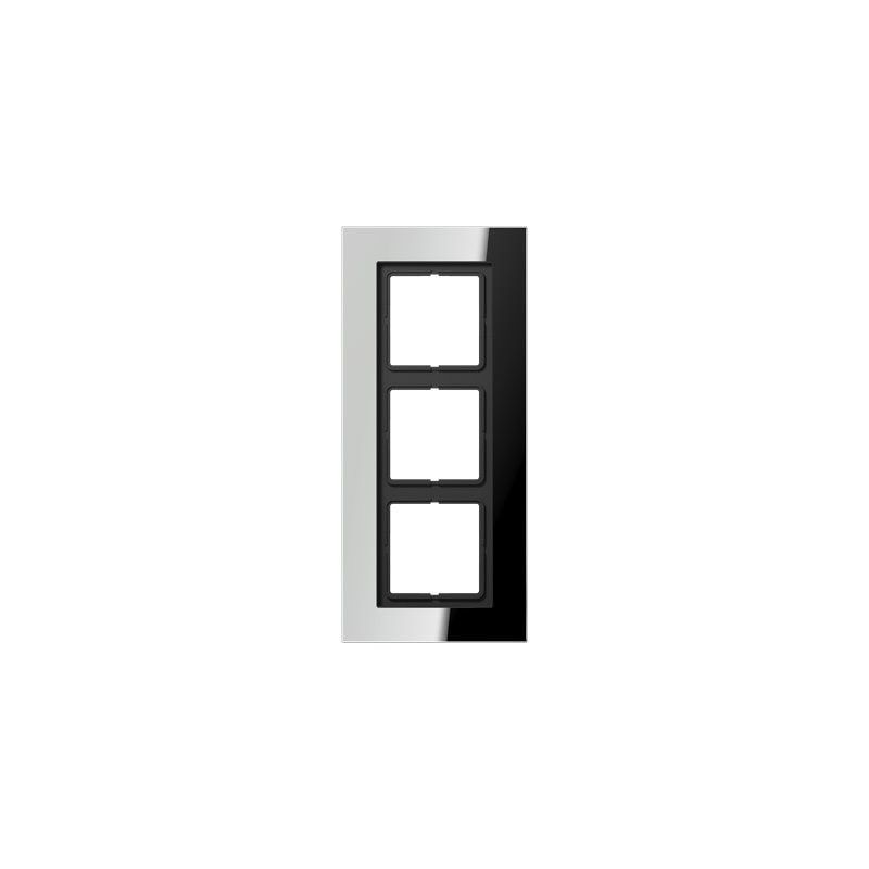 Quadro 3 elementos LS PLUS cromado JUNG LSP 983 GCR