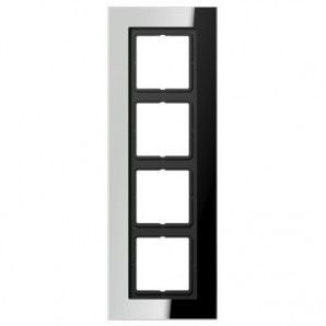 Quadro 4 elementos LS PLUS cromado JUNG LSP 984 GCR