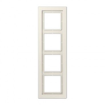 Moldura 4 elementos marfim (11mm) LS Design JUNG LSD 984 W