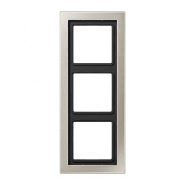 Marco 3 elementos acero (11mm) LS Design JUNG ESD 2983