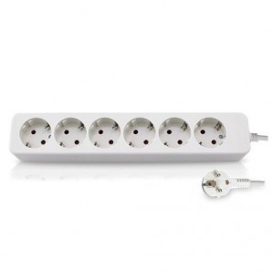Based multiple 6 outlets, 1.5 m cable GSC 0800216