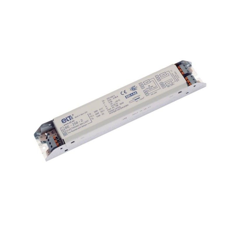 Balasto electrónico 1 o 2 lámparas fluorescentes T8 / TC-L / T5 ELT BE-236-2