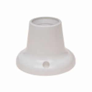 Portalámparas de superficie blanco recto E27 Solera 6511