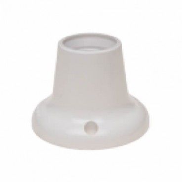 Portalámparas de superficie blanco recto E27 Solera 6511