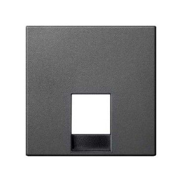 Tapa toma telefono Antracita SCHNEIDER MTN463514