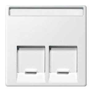 Tapa RJ45 doble Marfil SCHNEIDER MTN469919
