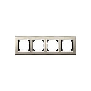 Marco elegance 4 elementos Titanio SCHNEIDER MTN403405
