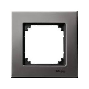 Marco elegance 1 elemento gris Rodio SCHNEIDER MTN403114