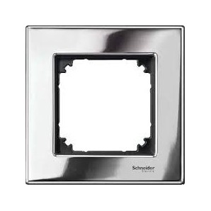 Marco elegance 1 elemento Cromo SCHNEIDER MTN403139