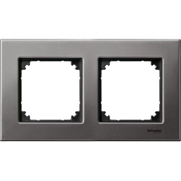 Marco elegance 2 elementos gris Rodio SCHNEIDER MTN403214