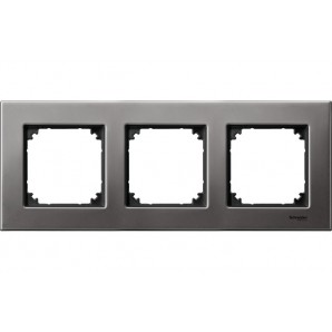 Marco elegance 3 elementos gris Rodio SCHNEIDER MTN403314