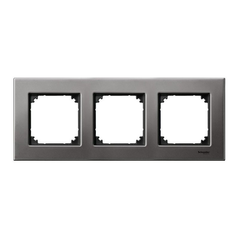 Marco elegance 3 elementos gris Rodio SCHNEIDER MTN403314