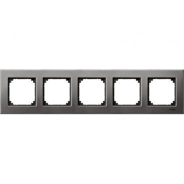 Marco elegance 5 elementos gris Rodio SCHNEIDER MTN403514