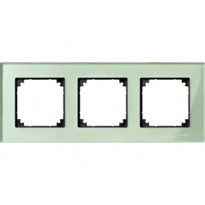 Moldura Elegance 3 elementos Verde cristal SCHNEIDER MTN404304