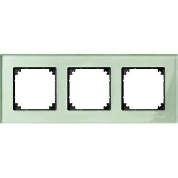 Marco elegance 3 elem. Verde cristalino SCHNEIDER MTN404304