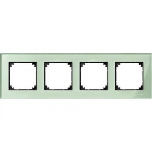 Marco elegance 4 elem. Verde cristalino SCHNEIDER MTN404404