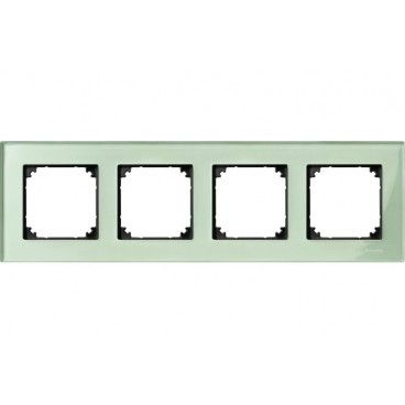 Marco elegance 4 elem. Verde cristalino SCHNEIDER MTN404404