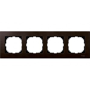 Marco elegance 4 elementos Wengue SCHNEIDER MTN4054-3471
