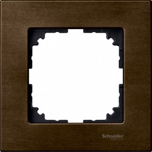 Marco elegance 1 elemento Nogal SCHNEIDER MTN4051-3473