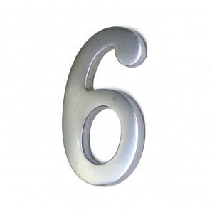 Fixação Invisível Número 6 Matte Níquel 10cm EDM