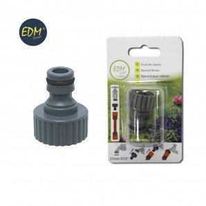 Enchufe rapido r/h 1/2" (blister) 