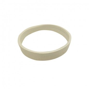 Junta cônica para sifão 1" 1/2 x 40mm fabricada em borracha branca (5 unidades)