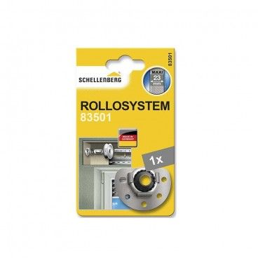 SCHELLENBERG Sistema Maxi de Suporte de Rolamento de Parede para Eixo Octogonal 80x60x18mm