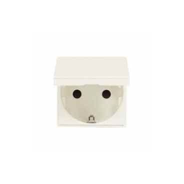 Base schuko plug 2P + TT WHITE Niessen Zenit N2288 BL