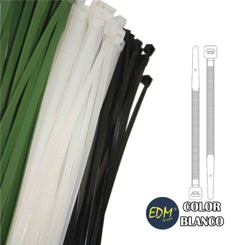 Abraçadeiras Naturais 250x4,8mm (Saco 100 Unidades) Nylon de Alta Qualidade