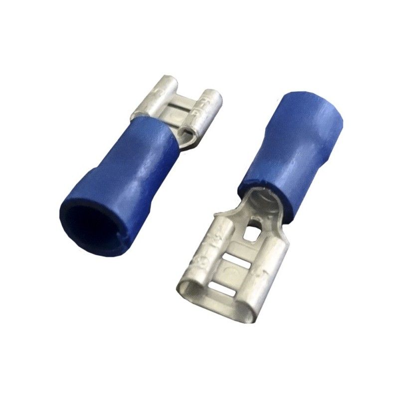 Terminal fastom preaislado  hembra 2,8mm bolsa 100 uds 