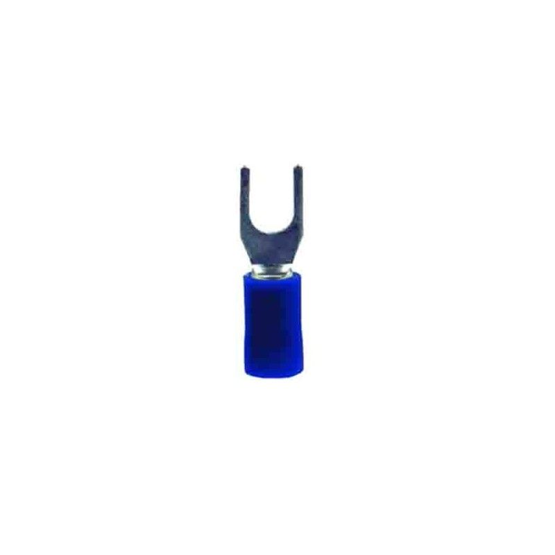 Terminal preaislado fork pvc bag 100 pcs 