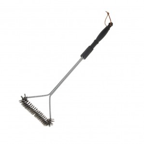 Escova Metálica para Churrasco com Cabo 16,3x54,5cm BBQ