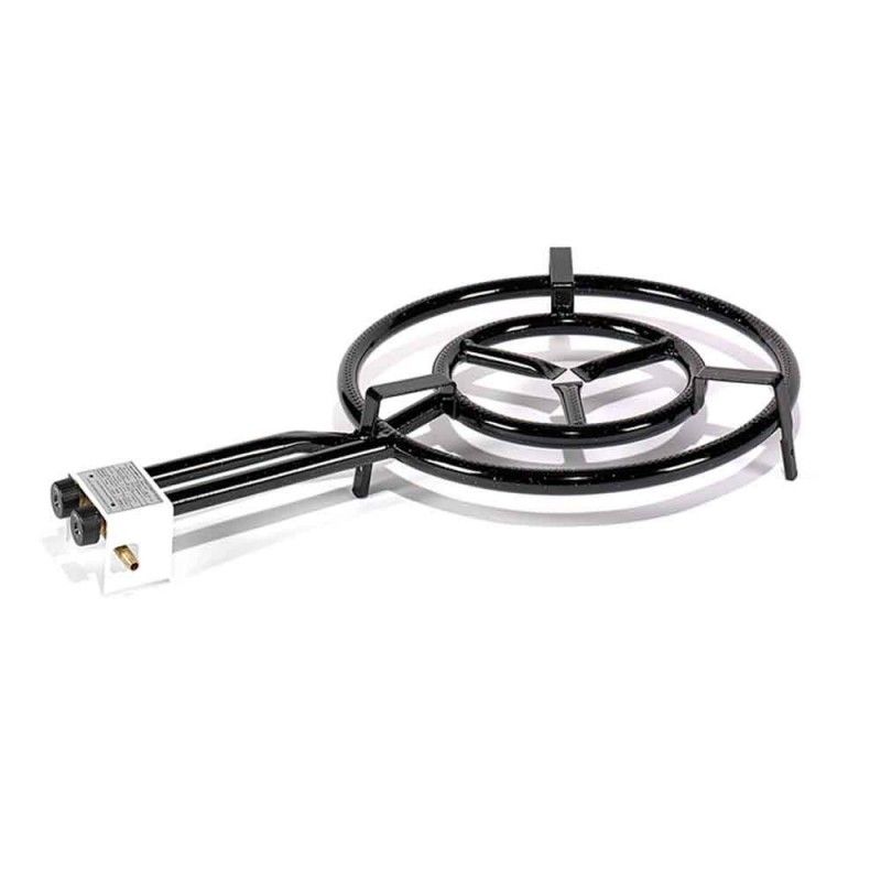 Quemador Gaz butano/propano ø50cm 2 feux
