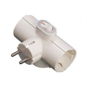 Conector triplo com interruptor principal GSC 0200717
