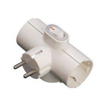 Conector triple con interruptor general GSC 0200717