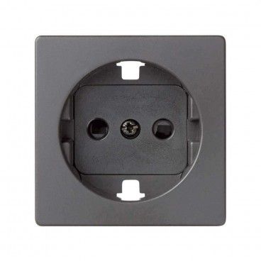 Conceito Simon 82 | Tampa da base do soquete Schuko de titânio SIMON 8200041-096