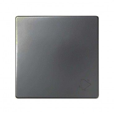 Tecla individual pulsador Simon 82 con campana titanio SIMON 8200017-096