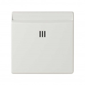 Tapa Simon 82 con visor interruptor de tarjeta blanco mate SIMON 8200078-090