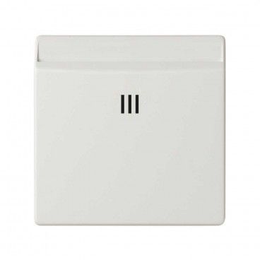 Tapa Simon 82 con visor interruptor de tarjeta blanco mate SIMON 8200078-090