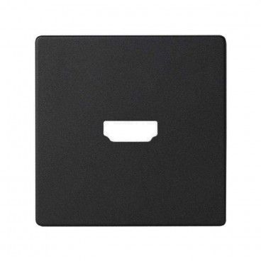 Placa conector HDMI Simon 82 negro mate SIMON 8201094-098