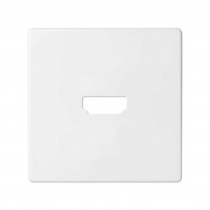 Placa conector HDMI Simon 82 blanco mate SIMON 8201094-090