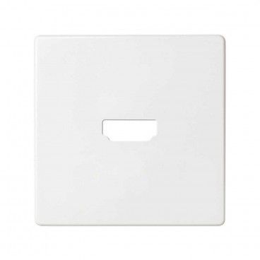 Placa conector HDMI Simon 82 blanco mate SIMON 8201094-090