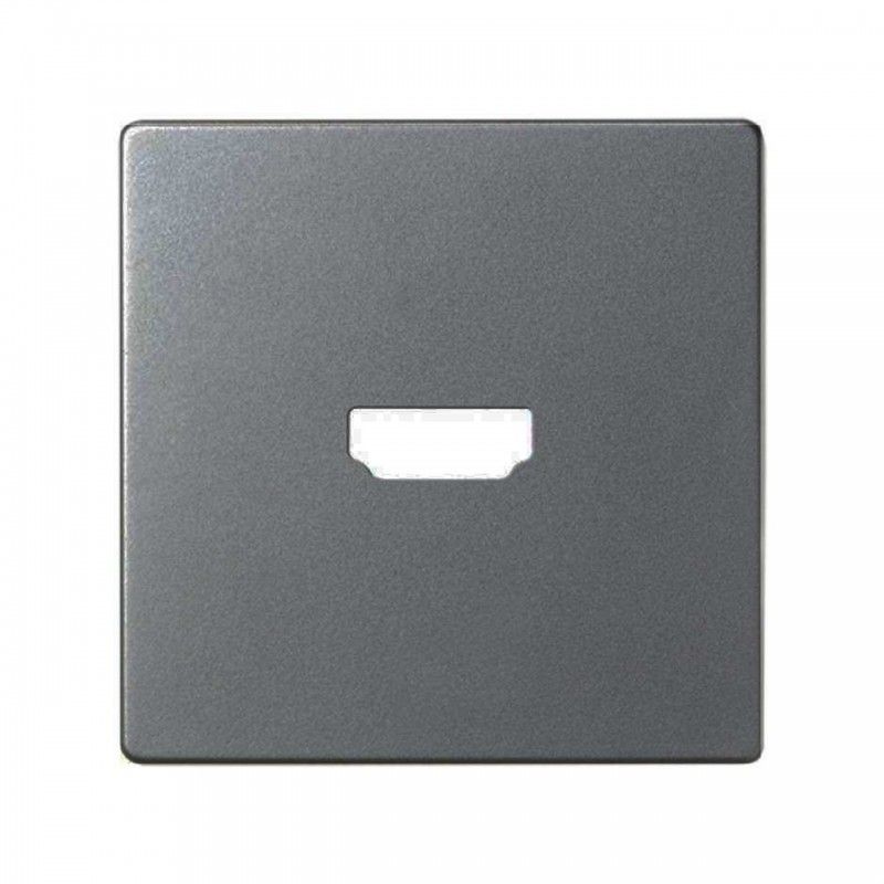Placa conector HDMI Simon 82 titanio SIMON 8201094-096