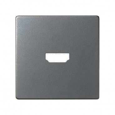 Conceito Simon 82 | Placa conectora HDMI de titânio SIMON 8201094-096