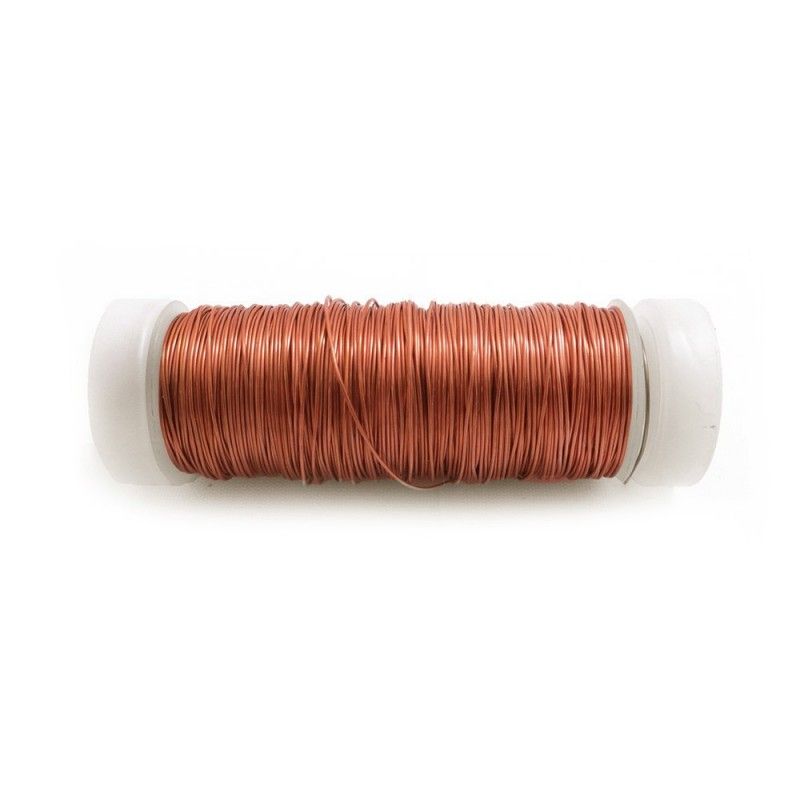 Alambre cobre - 0,40mm 50gr con bobina