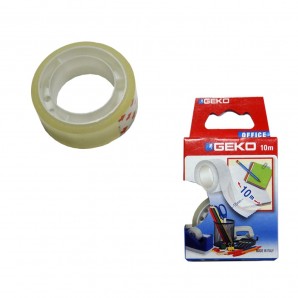 Transparent adhesive strip 10mts